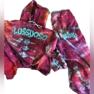 Women’s custom, Tye dye sweatsuits